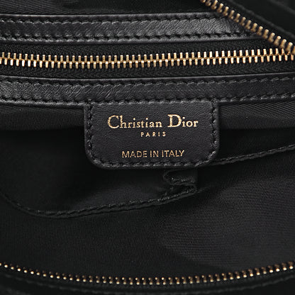 Christian Dior Coated Canvas Cannage Large Dior Soft Shopping Tote Black 6 of 10