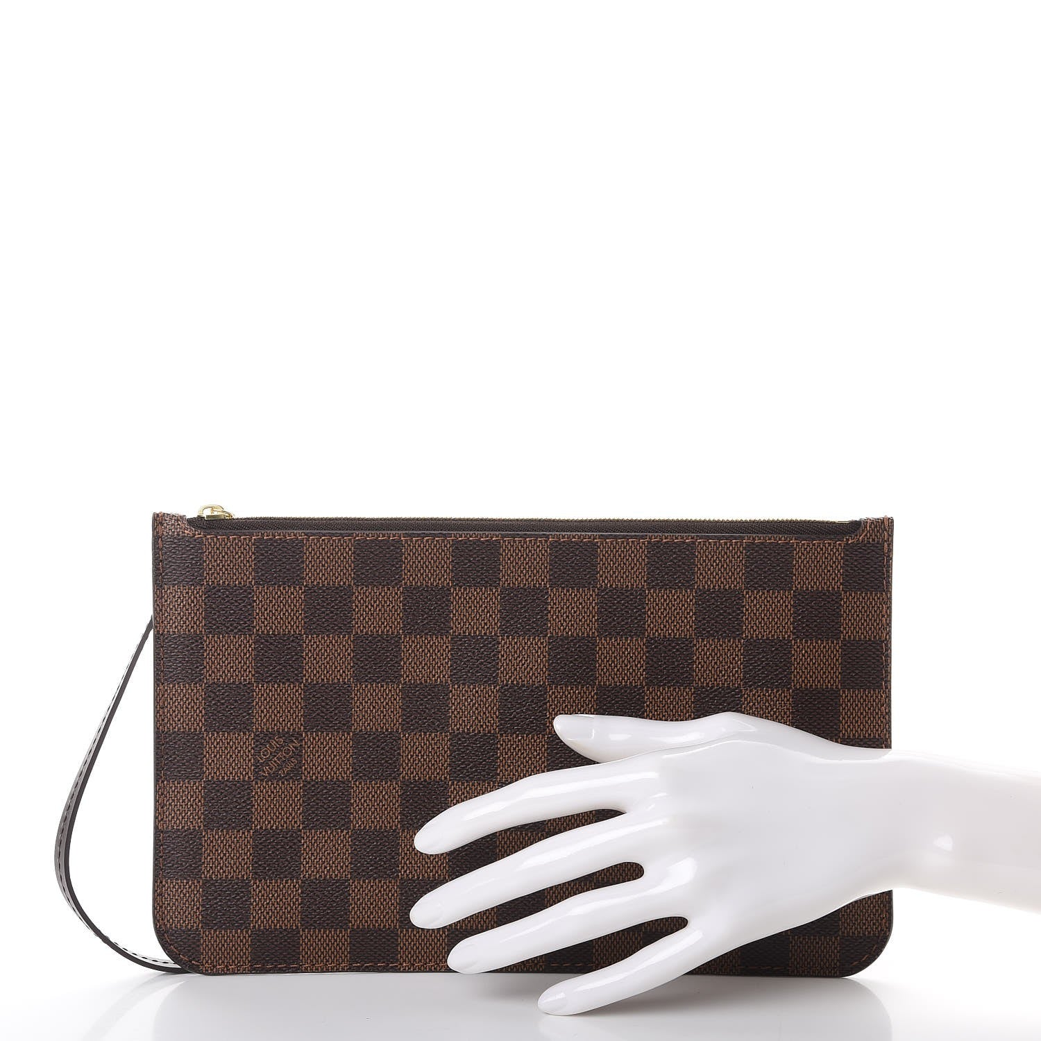 Louis Vuitton Damier Ebene Neverfull MM GM Pochette 2 of 7