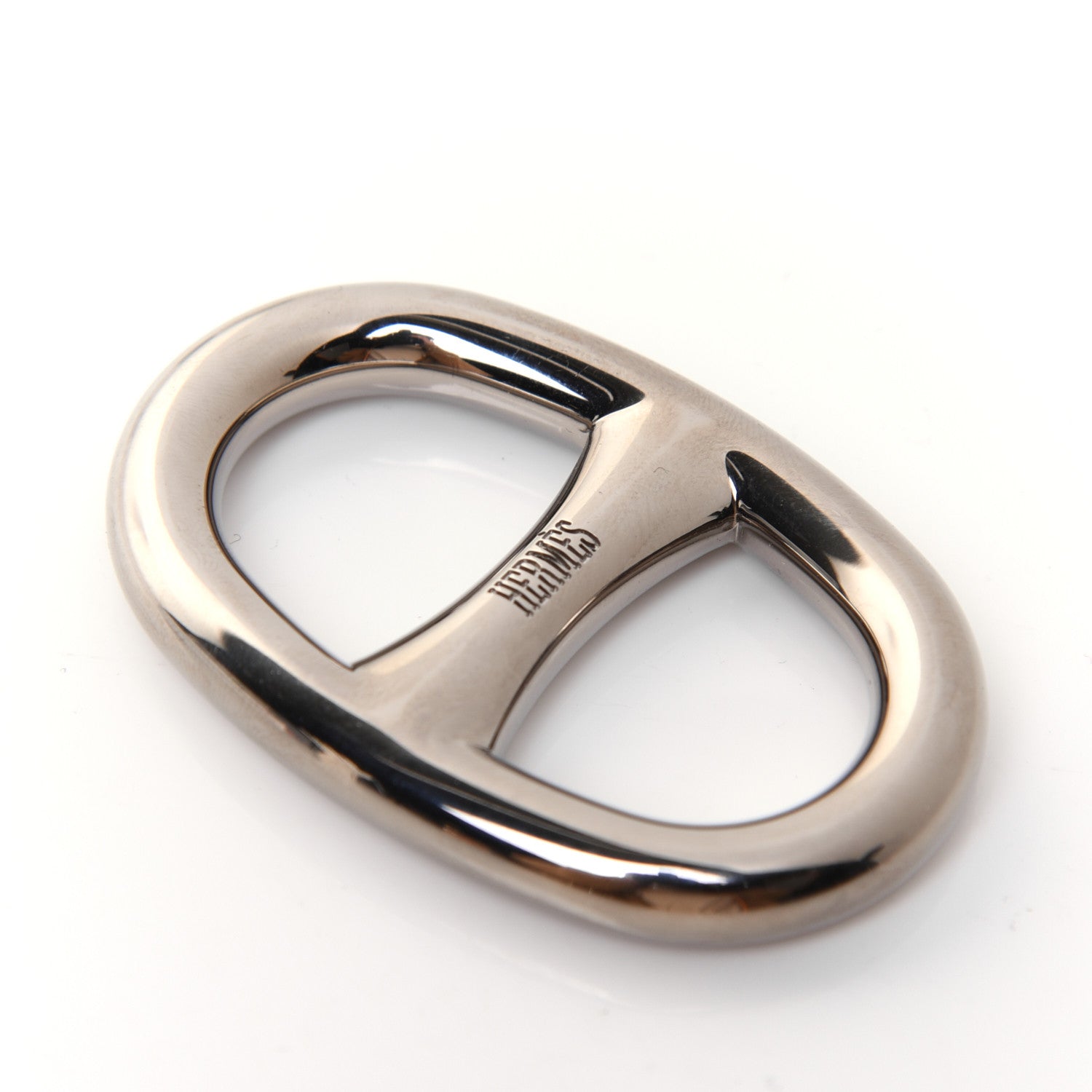 Hermes Palladium Chaine D'Ancre Scarf Ring 3 of 4