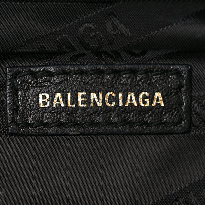Balenciaga Shiny Goatskin Allover Logo Embossed XS Souvenir Belt Bag Gris 6 of 9