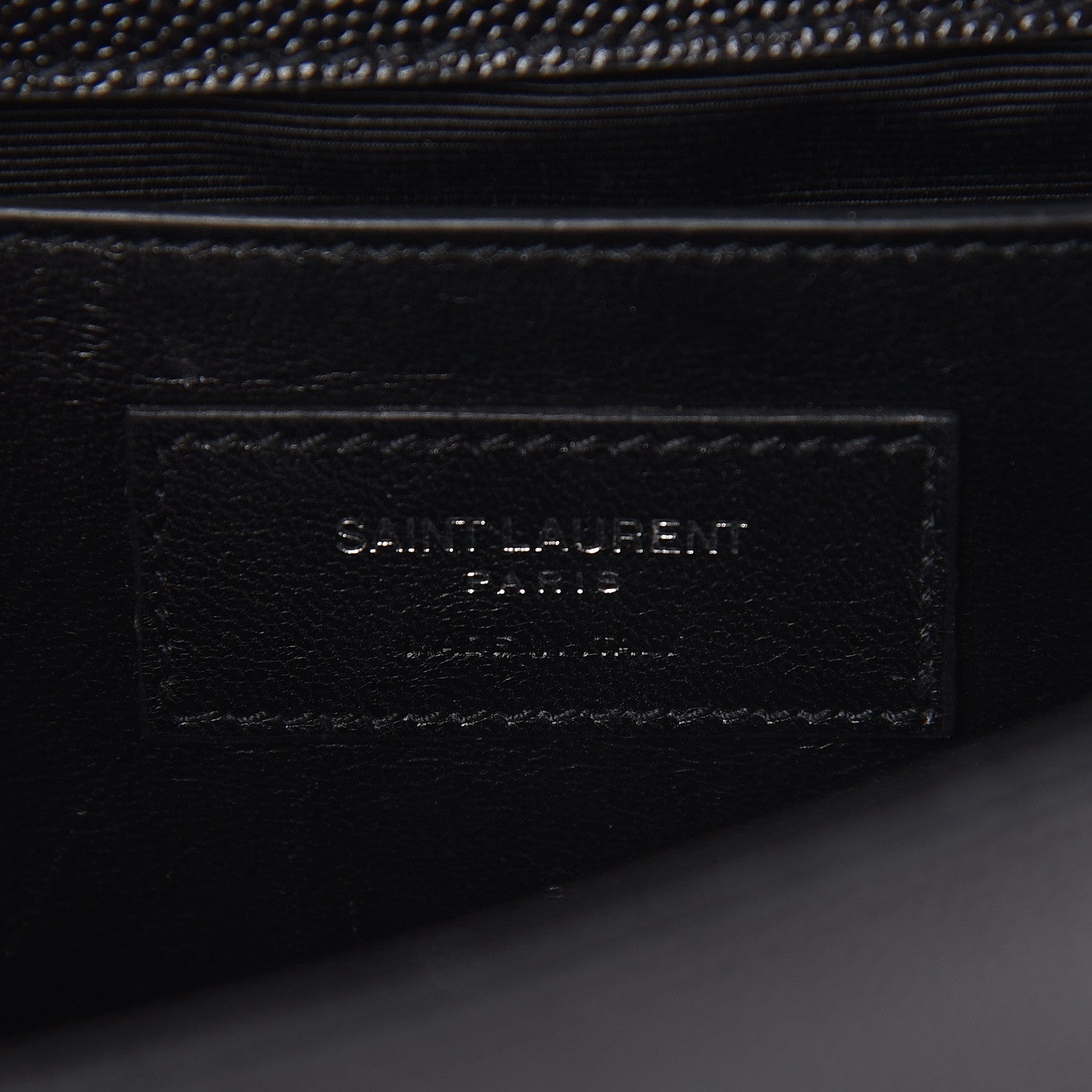 Saint Laurent Grain De Poudre Small Monogram Kate Satchel Black 7 of 10