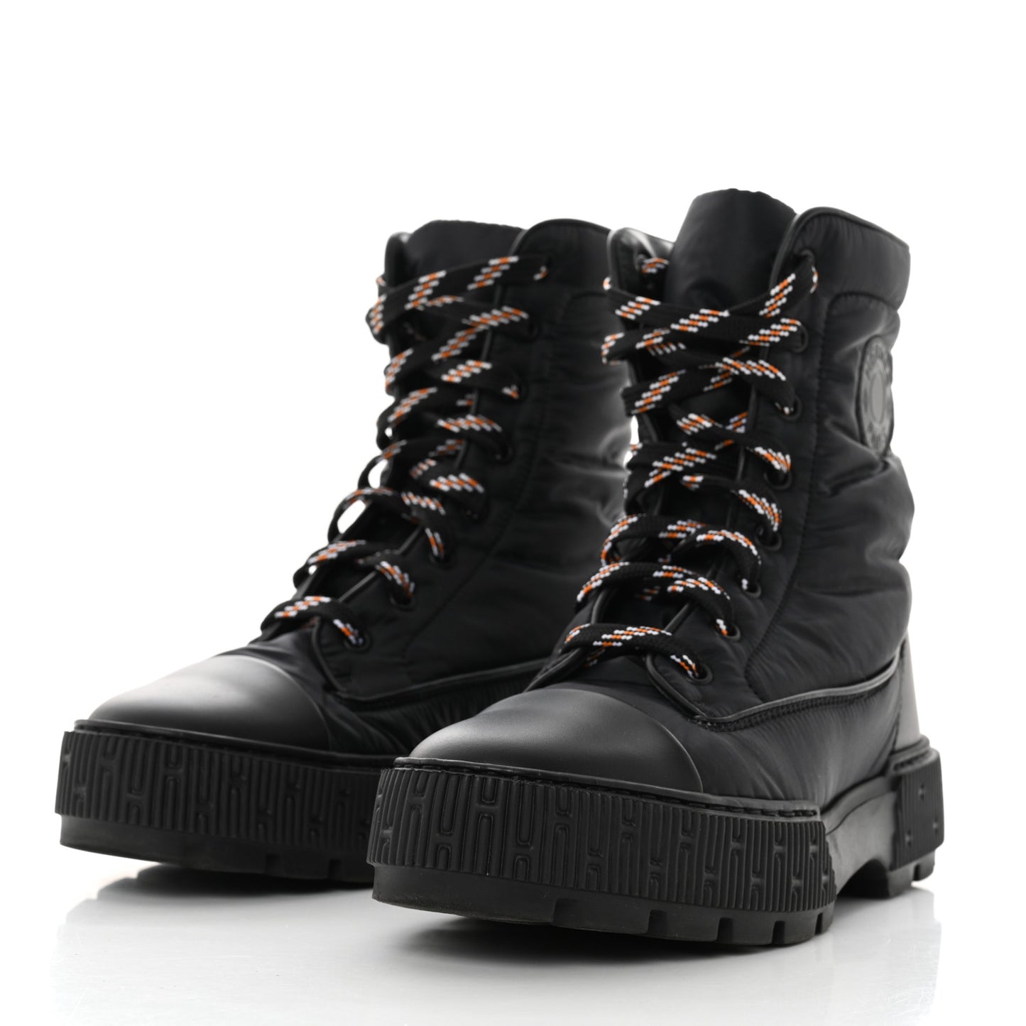 Calfskin Parachute Fresh Ankle Boots 37 Black