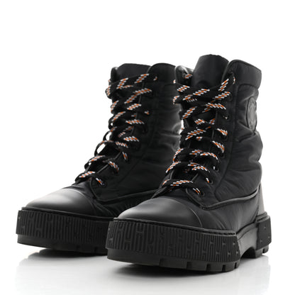 Hermes Calfskin Parachute Fresh Ankle Boots 37 Black 3 of 9