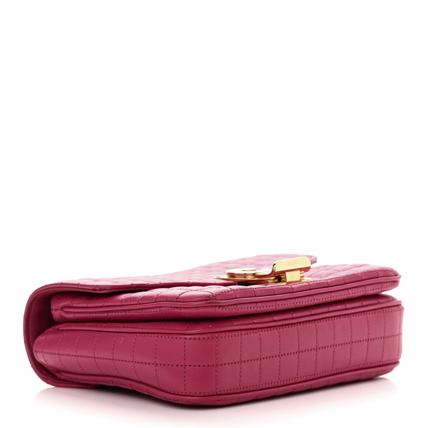 Celine Calfskin Quilted Small C Bag Pink 4 of 15