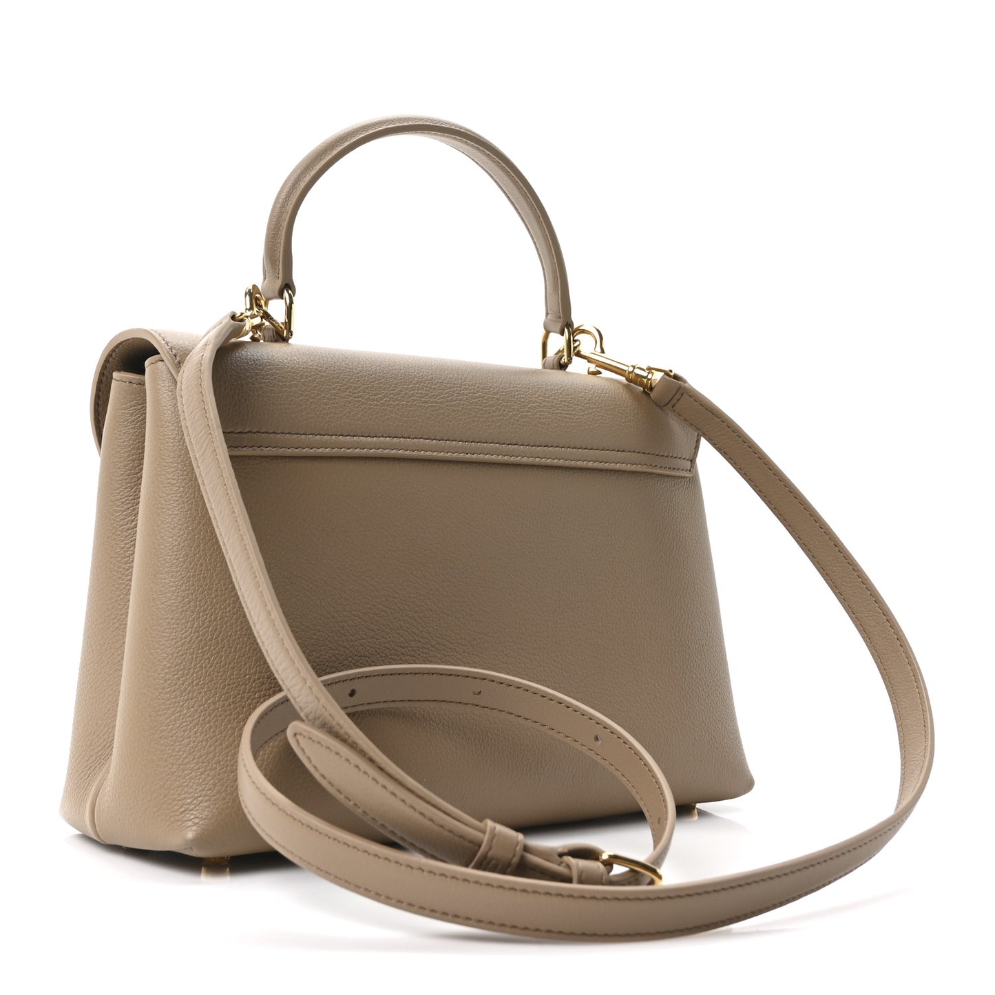 Supple Calfskin Medium Nino Smoked Brown