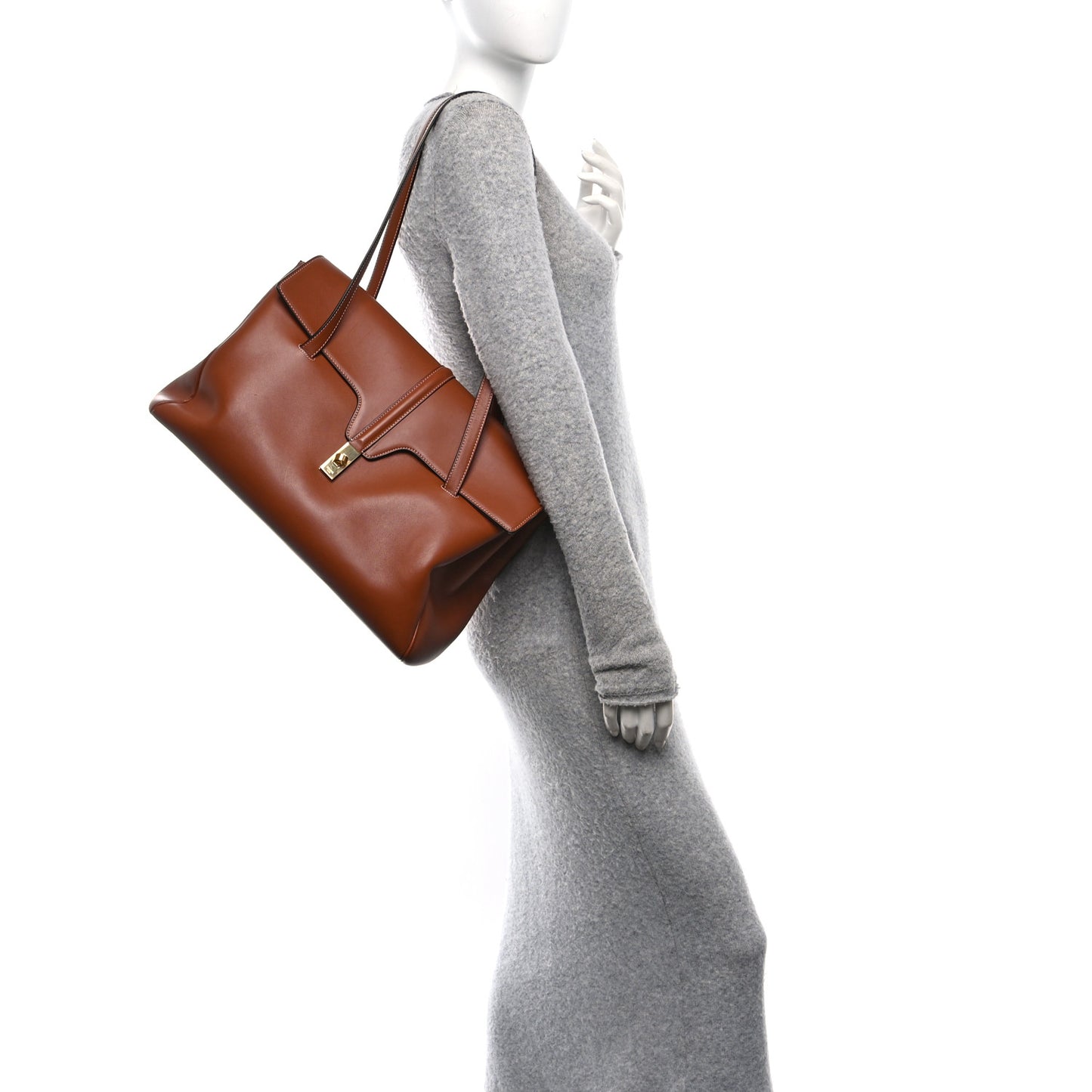 Calfskin Large Soft 16 Bag Tan