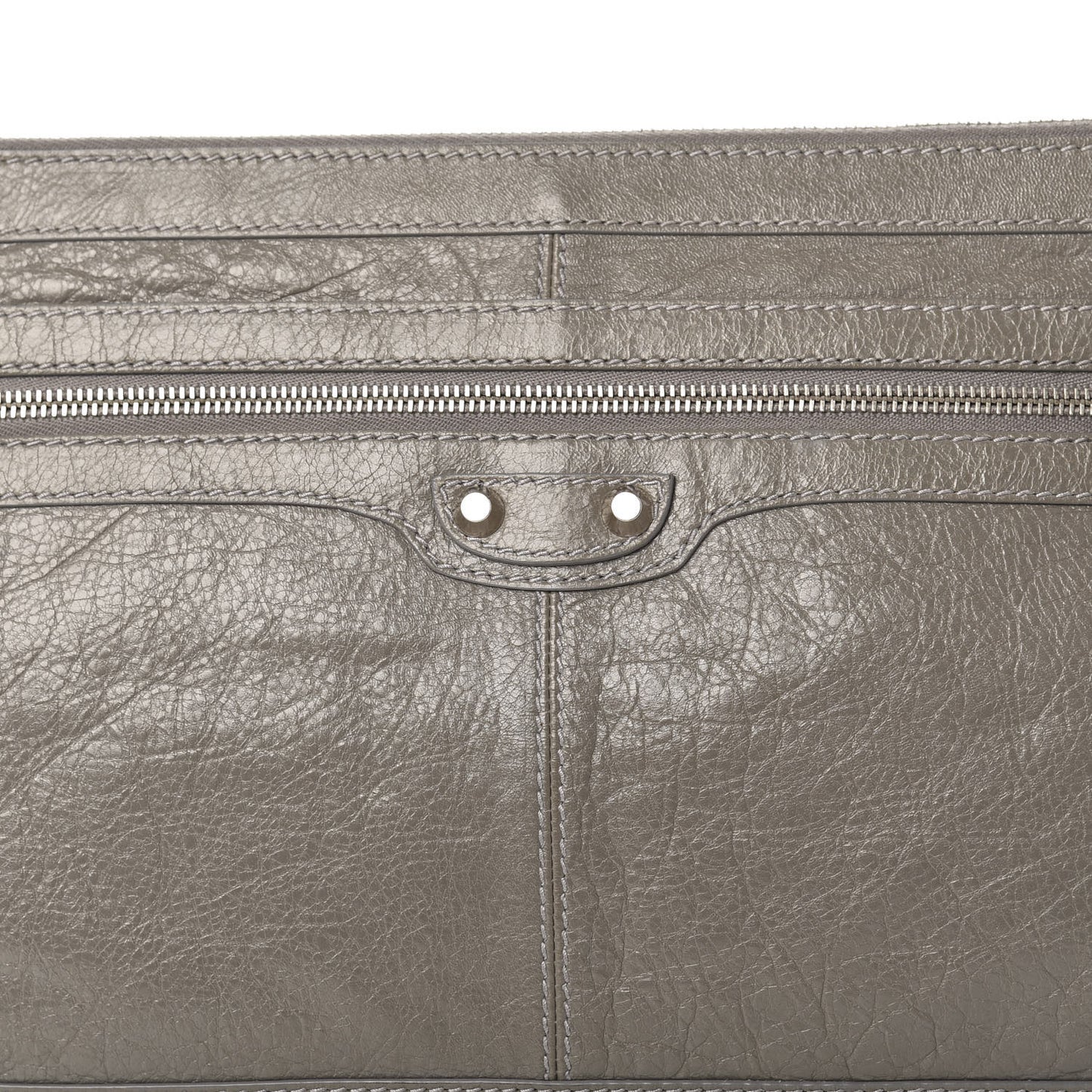 Agneau Arena Classic Hardware Medium Clip Gris Fumee