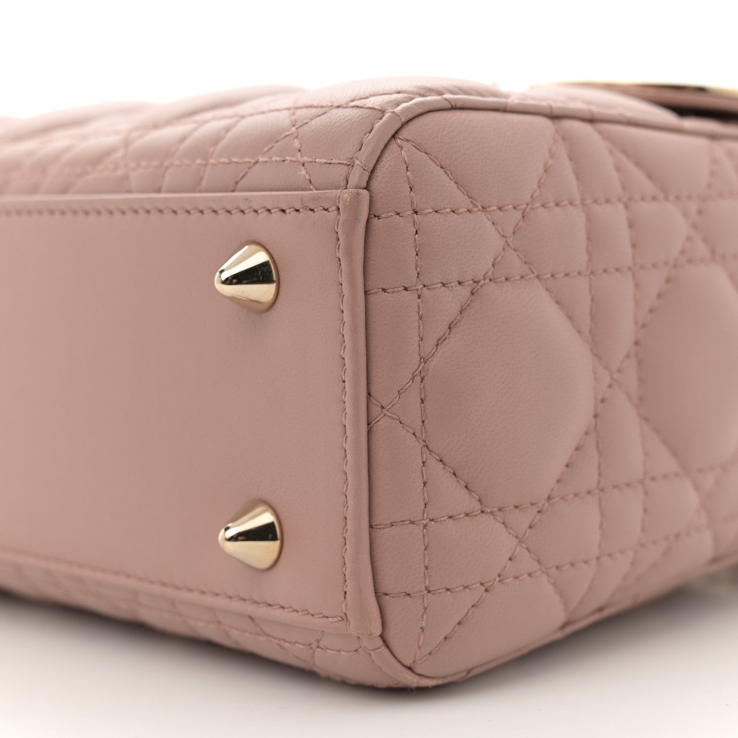 Christian Dior Lambskin Cannage Small My ABCDior Lady Dior Fard 10 of 11
