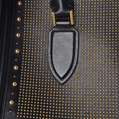 Alexander McQueen Calfskin Studded Large Heroine Black 19 of 24