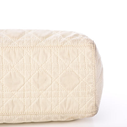 Christian Dior Nylon Cannage Medium Lady Dior White 21 of 22