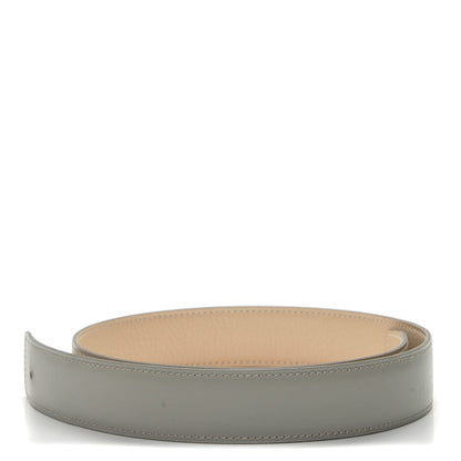 Hermes Box Togo 32mm Belt Strap 70 Gris Pale Parchemin 1 of 5