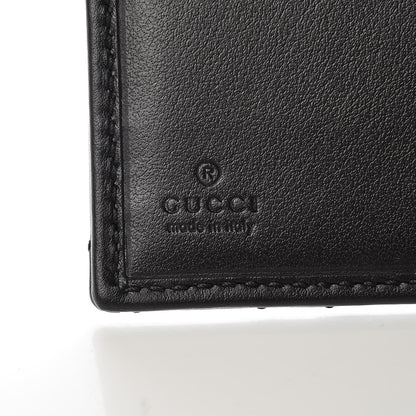 Gucci Calfskin Matelasse GG Marmont ID Card Case Wallet Black 8 of 11