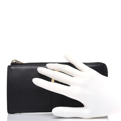 Saint Laurent Calfskin Classic Y Ligne Zip Wallet Black 3 of 19