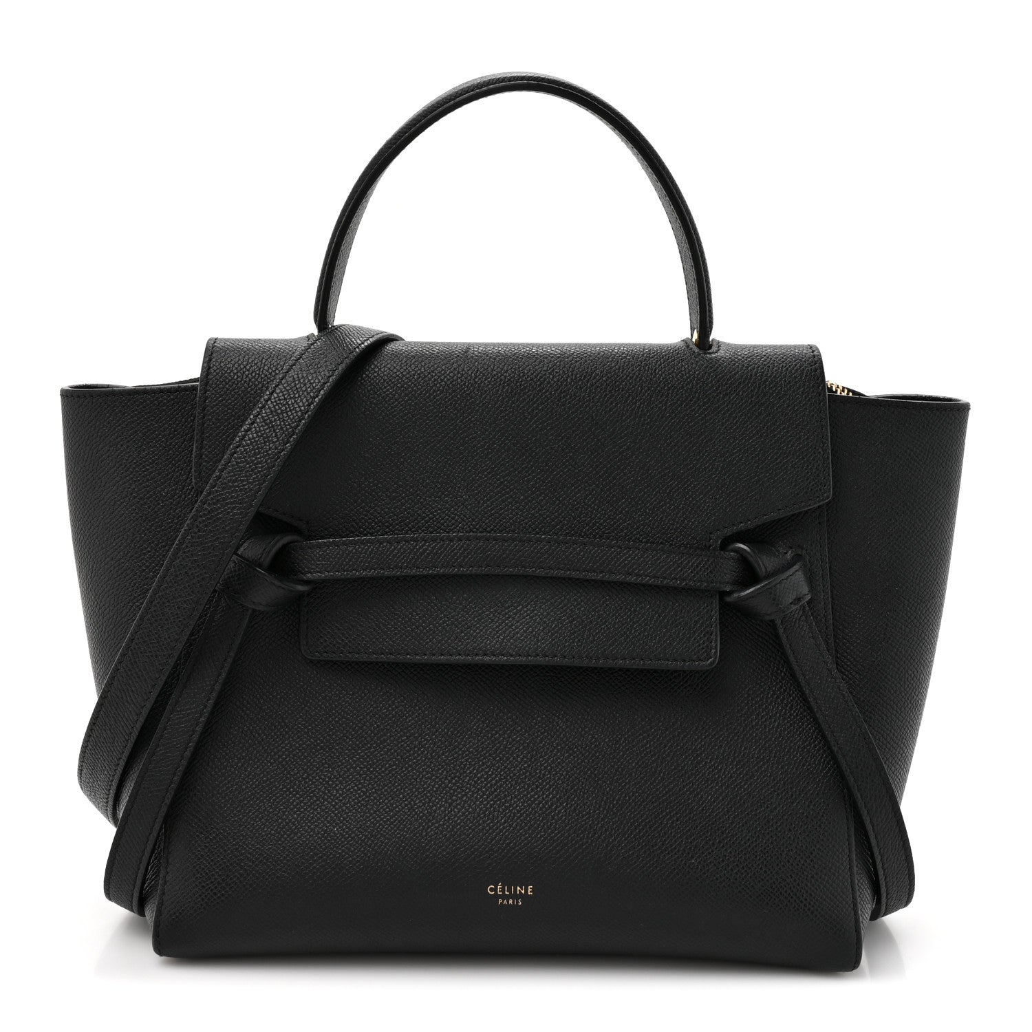 Celine Grained Calfskin Micro Belt Bag Black 1 of 9