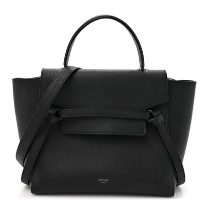 Celine Grained Calfskin Micro Belt Bag Black 1 of 9