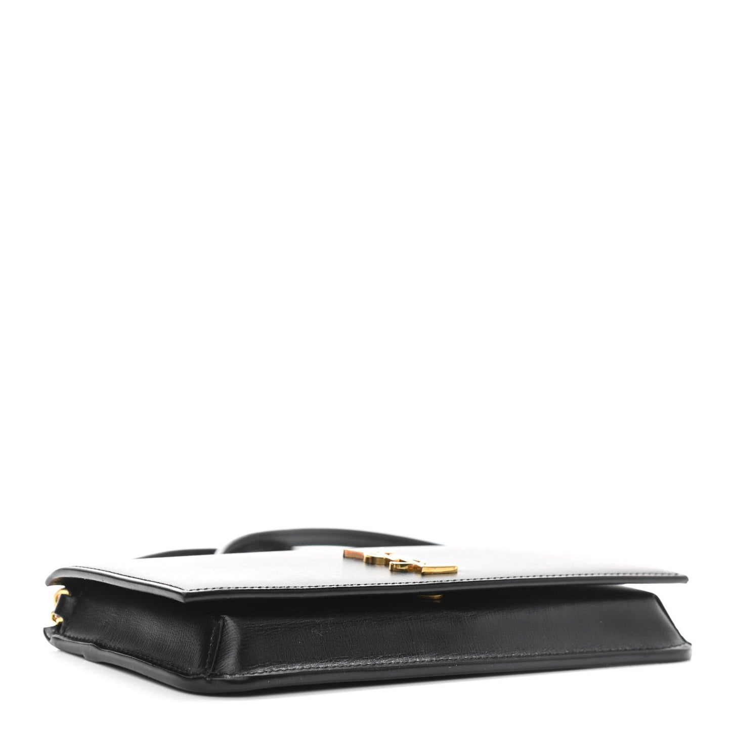Smooth Calfskin Monogram Phone Holder Crossbody Black