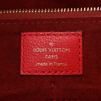 Louis Vuitton Calfskin Monogram Kimono Tote Cherry 6 of 16