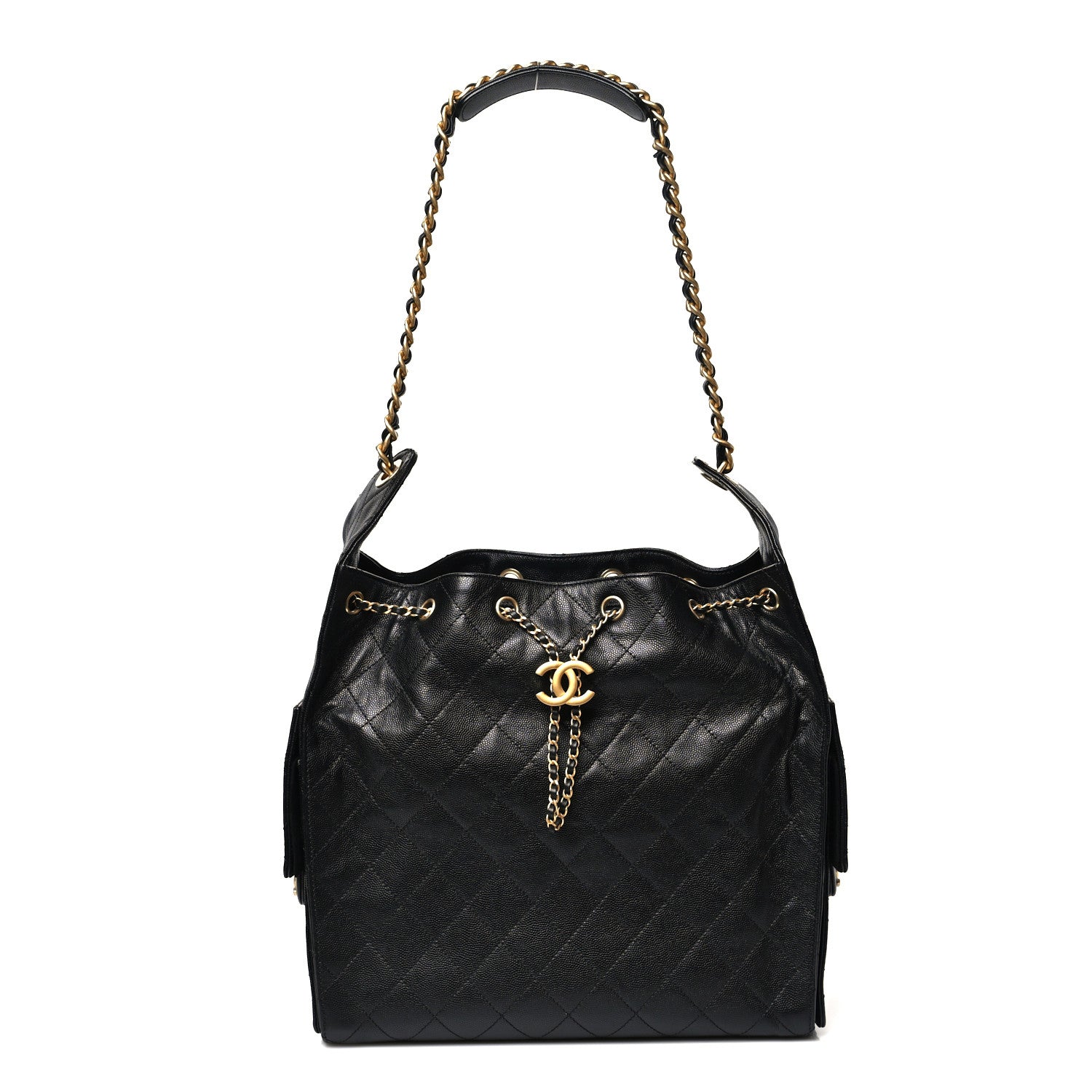 Chanel Caviar Quilted Medium Chanel 25 Handbag Black 1 of 11