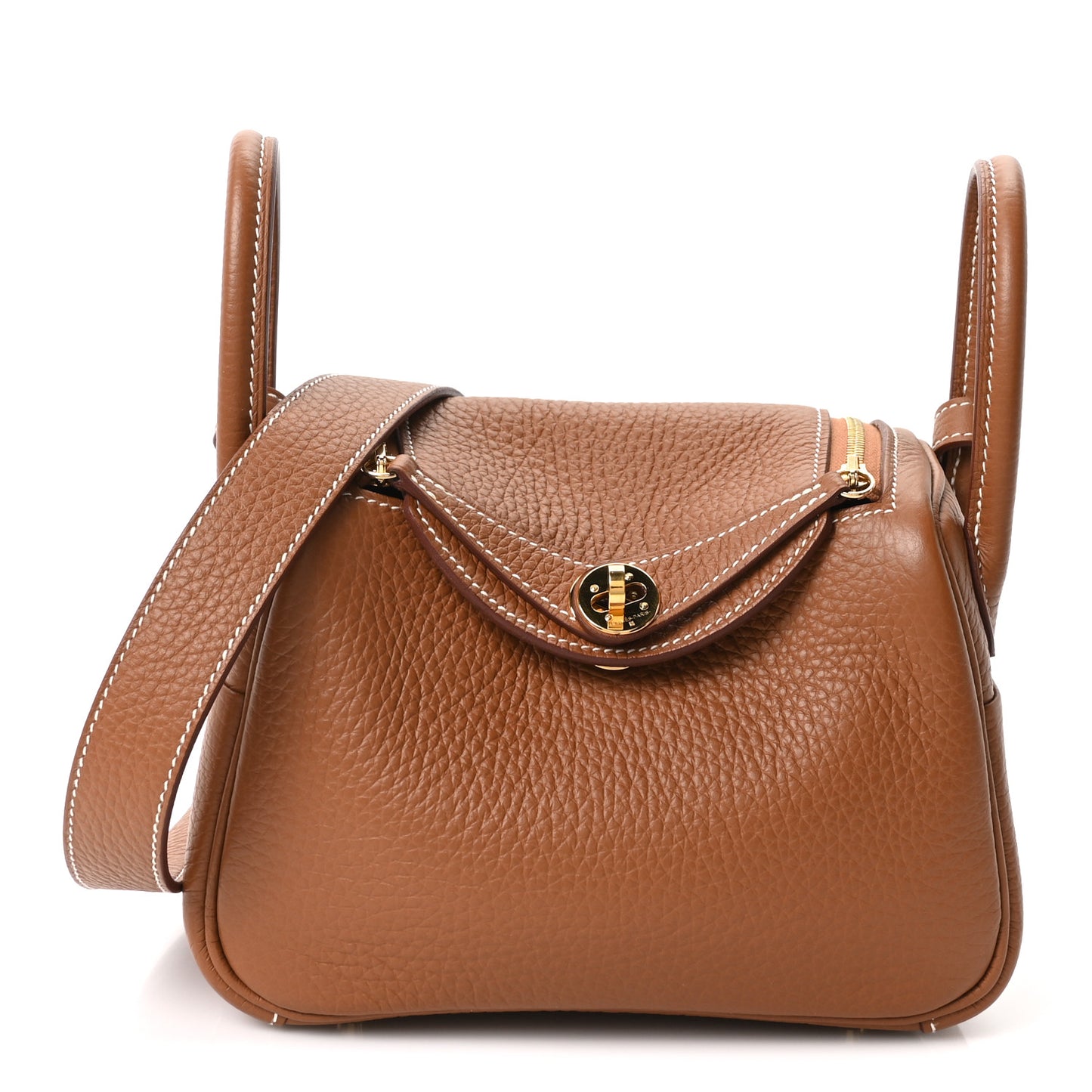 Taurillon Clemence Mini Lindy 20 Gold