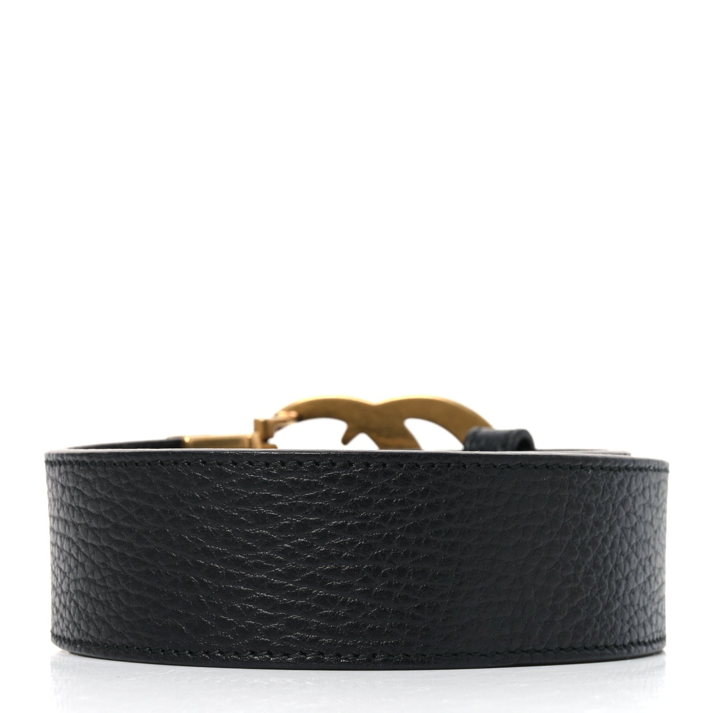 Calfskin Double G Reversible 37mm Belt 85 34 Black Cocoa