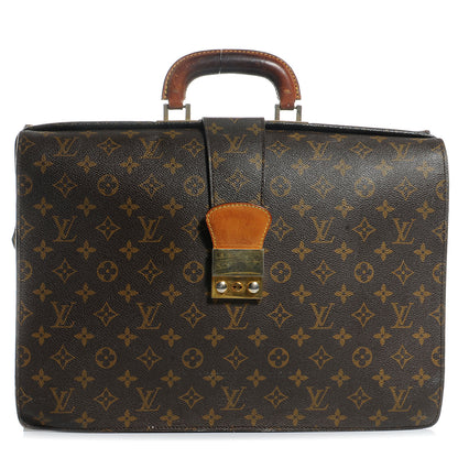 Louis Vuitton Monogram Serviette Fermoir Briefcase 1 of 14