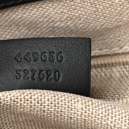 Gucci Soft Microguccissima Small Zippered Satchel Black 6 of 10