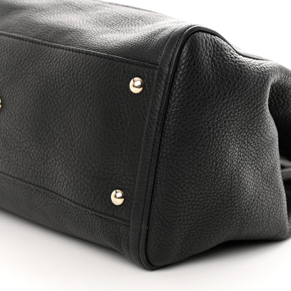 Gucci Pebbled Calfskin Medium Soho Shoulder Bag Black 10 of 13