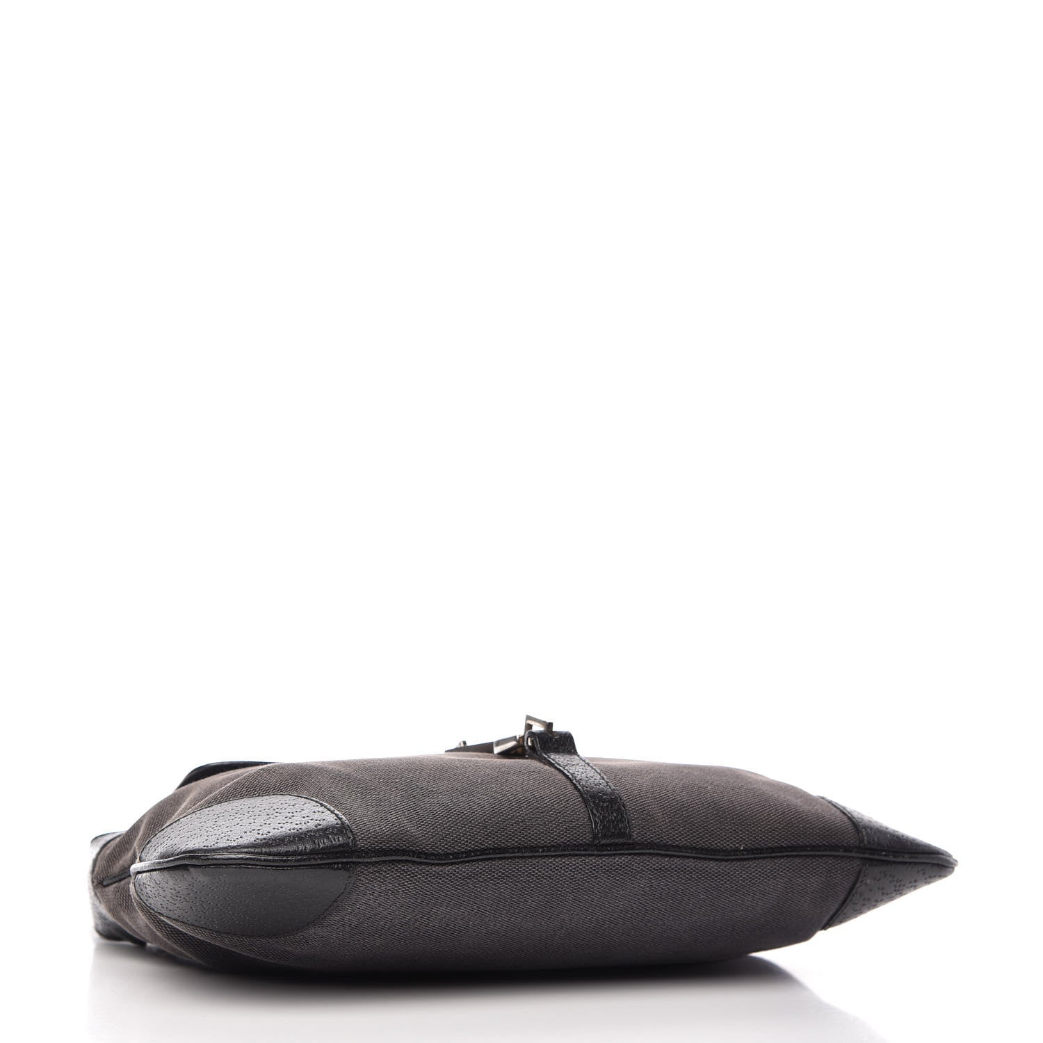 Gucci Calfskin Bamboo Handle Jackie O Hobo Black 4 of 10