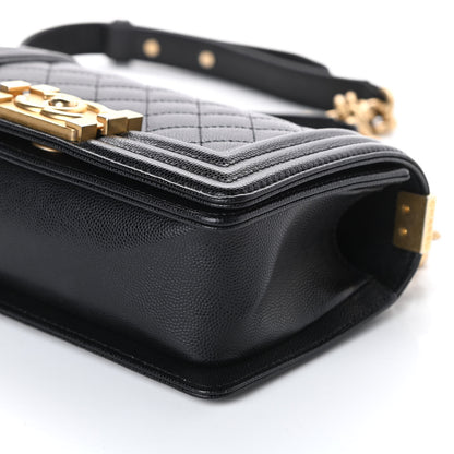 Chanel Caviar Quilted Small Boy Flap Black 11 of 11