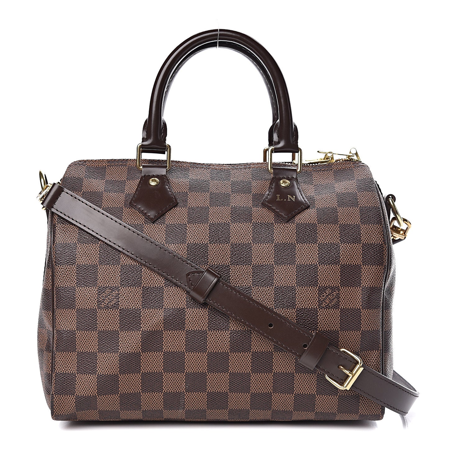 Damier Ebene Speedy Bandouliere 25