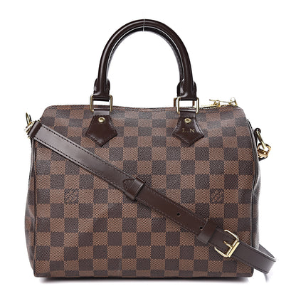 Louis Vuitton Damier Ebene Speedy Bandouliere 25 1 of 11