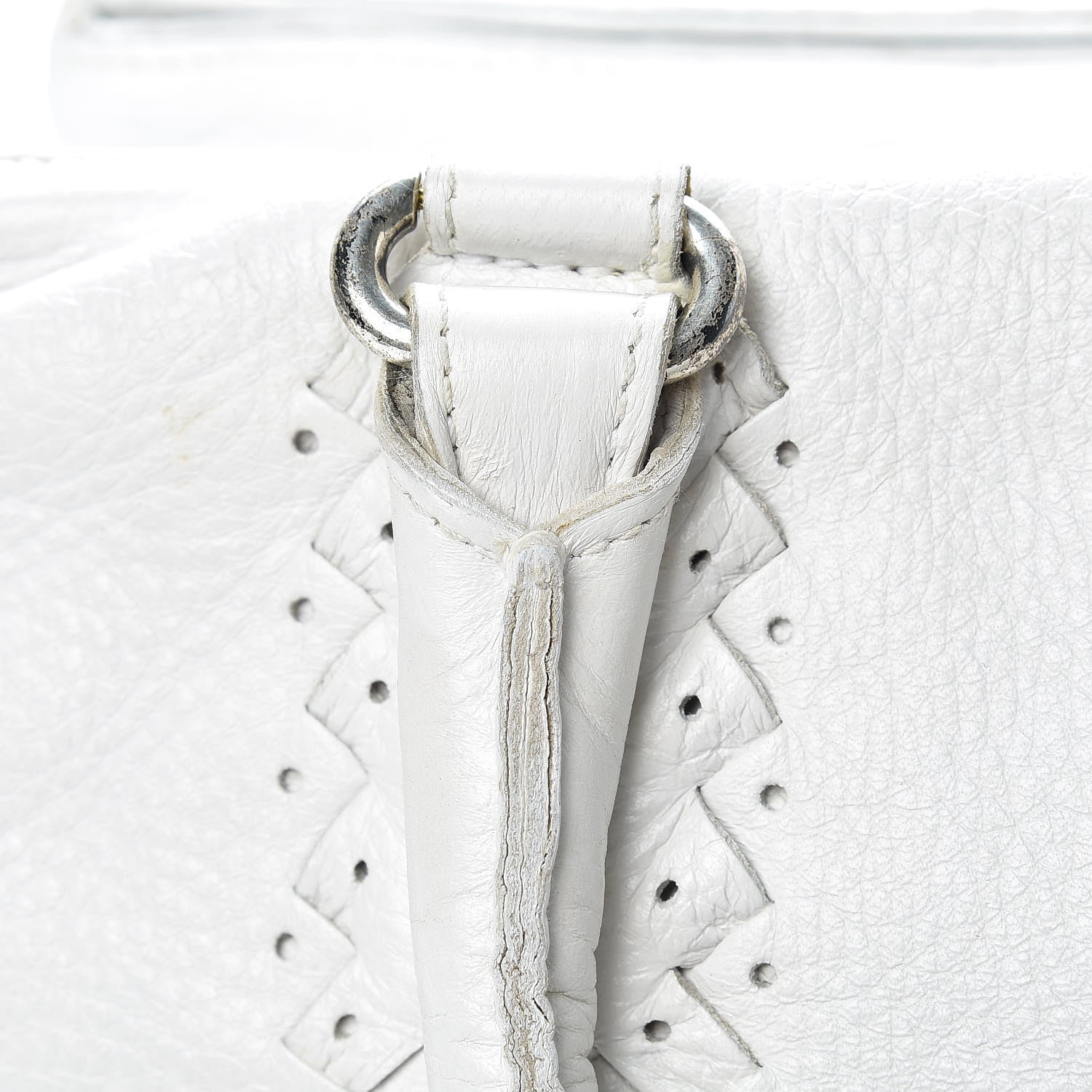 Bottega Veneta Cervo Deerskin Intrecciato Satchel White 16 of 24