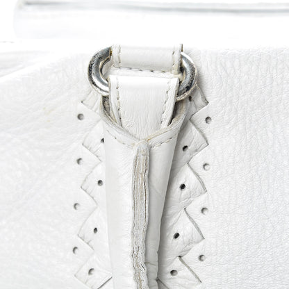 Bottega Veneta Cervo Deerskin Intrecciato Satchel White 16 of 24
