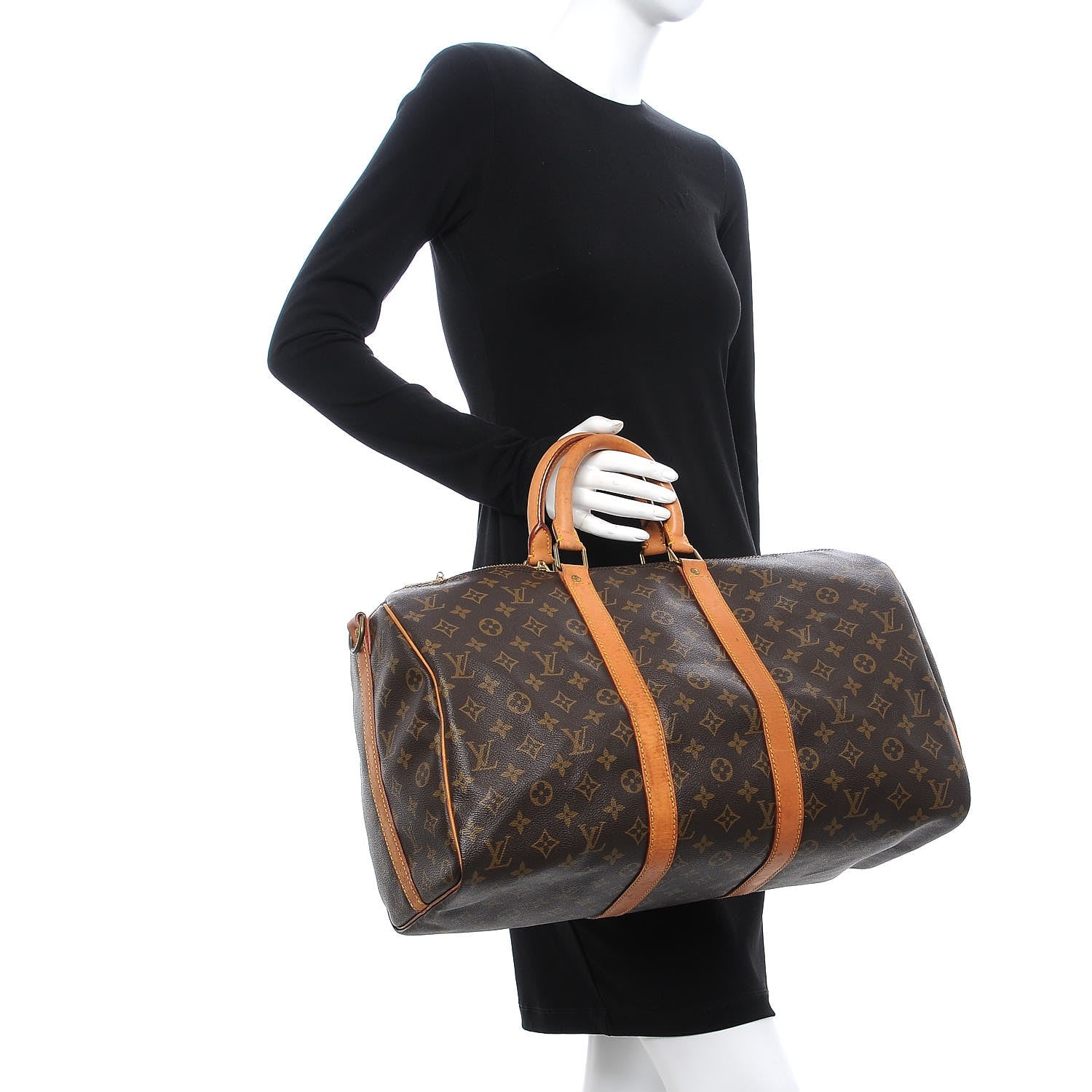 Louis Vuitton Monogram Keepall Bandouliere 45 3 of 17