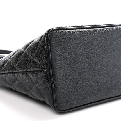 Chanel Caviar Quilted Medallion Tote Black 9 of 10