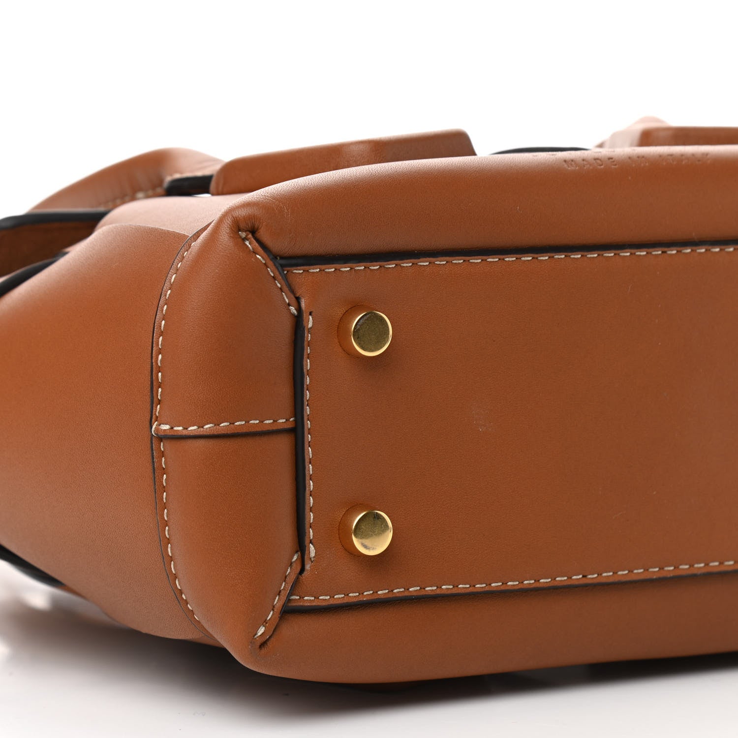 Bottega Veneta French Calfskin Maxi Intrecciato Mini Arco Wood 5 of 11