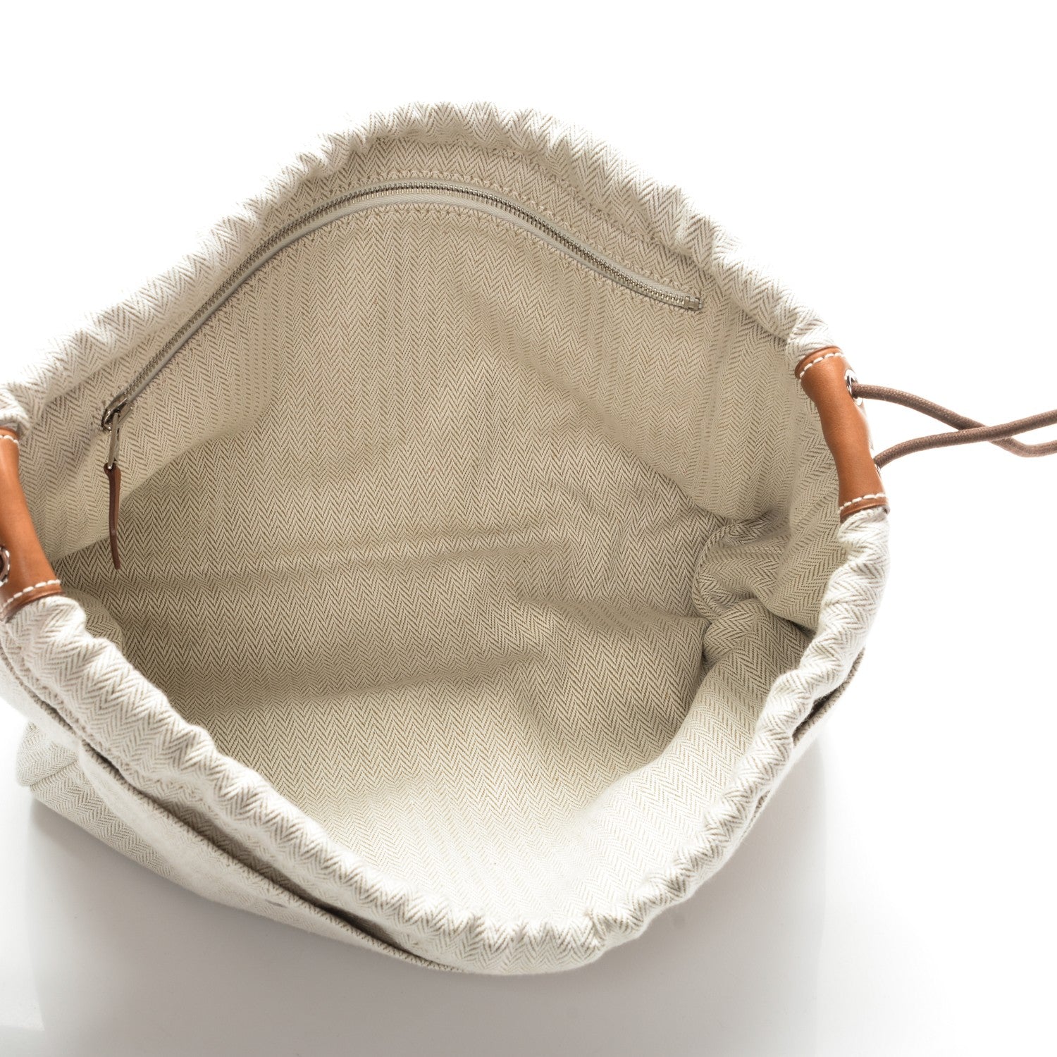 Hermes Canvas Barenia Fourbi 25 MM Pouch Naturel Fauve 5 of 9