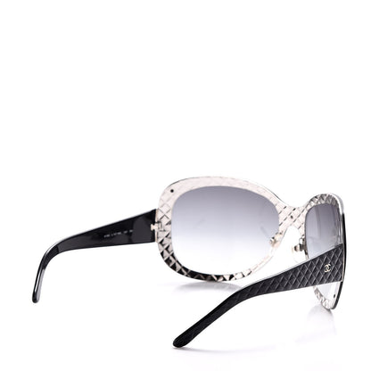 Chanel Quilted CC Sunglasses 4159 Black 4 of 8