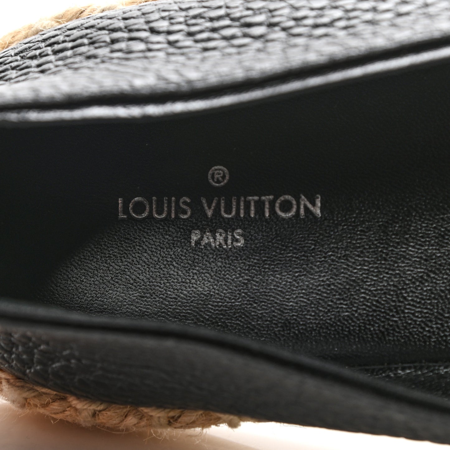 Calfskin Tropical Bloom Espadrille Flat 37.5 Black