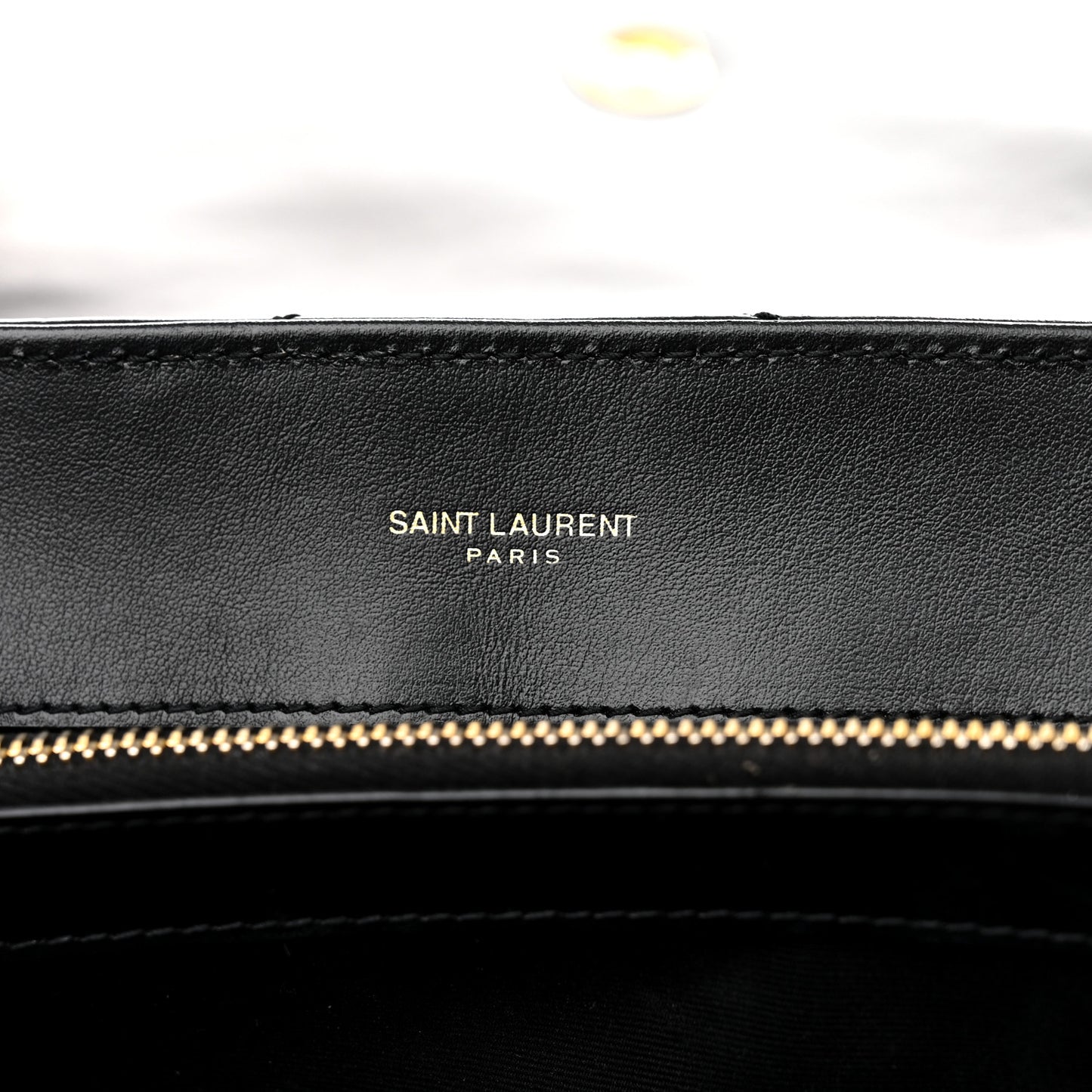 Calfskin Y Quilted Monogram Medium Loulou Chain Satchel Black