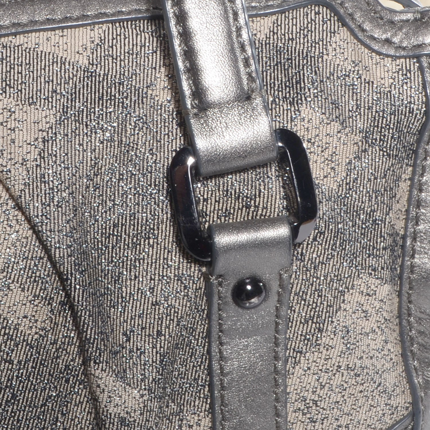 Burberry Shimmer Check Degrade Small Pilgrim Satchel 5 of 14