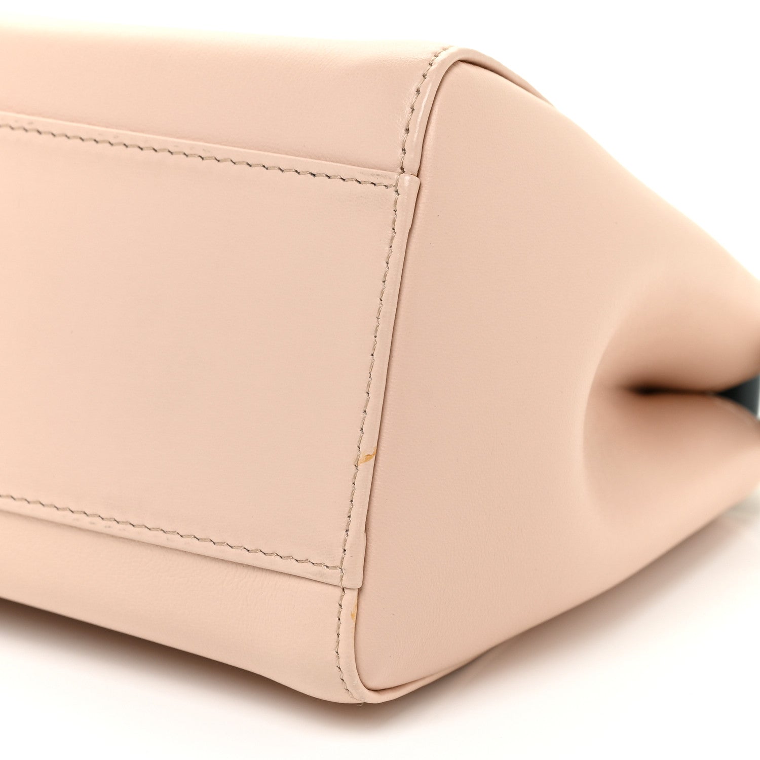 Fendi Nappa Colorblock Mini Peekaboo Iconic Satchel Soap Amazzonia Opal 11 of 15