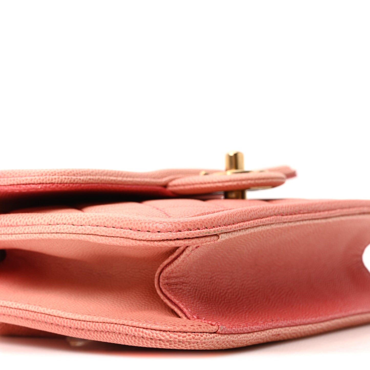 Caviar Quilted Sunset On The Sea Waist Bag Coral