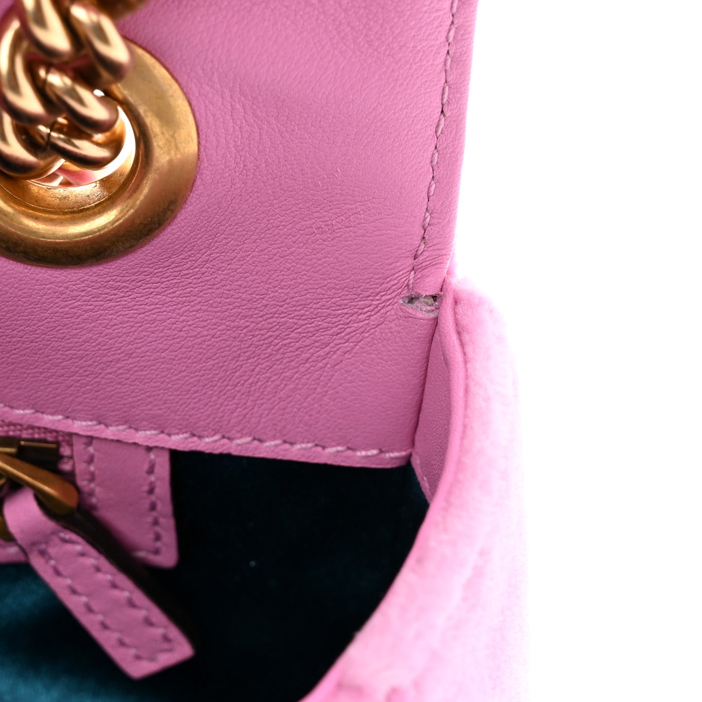Velvet Matelasse Marquise Crystals Embroidered Small GG Marmont Shoulder Bag Malva