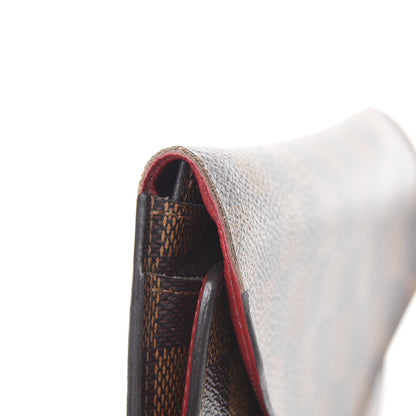 Louis Vuitton Damier Ebene Josephine Wallet Red 14 of 17