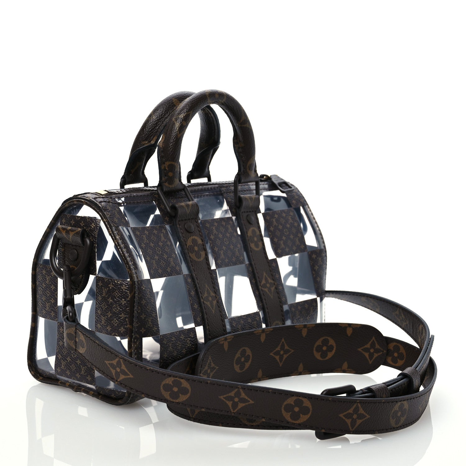 Louis Vuitton PVC Monogram Chess Keepall Bandouliere 25 3 of 12