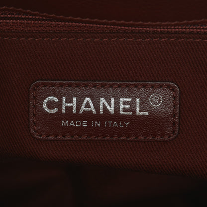 Chanel Caviar Quilted Timeless CC Soft Tote Dark Red 6 of 7