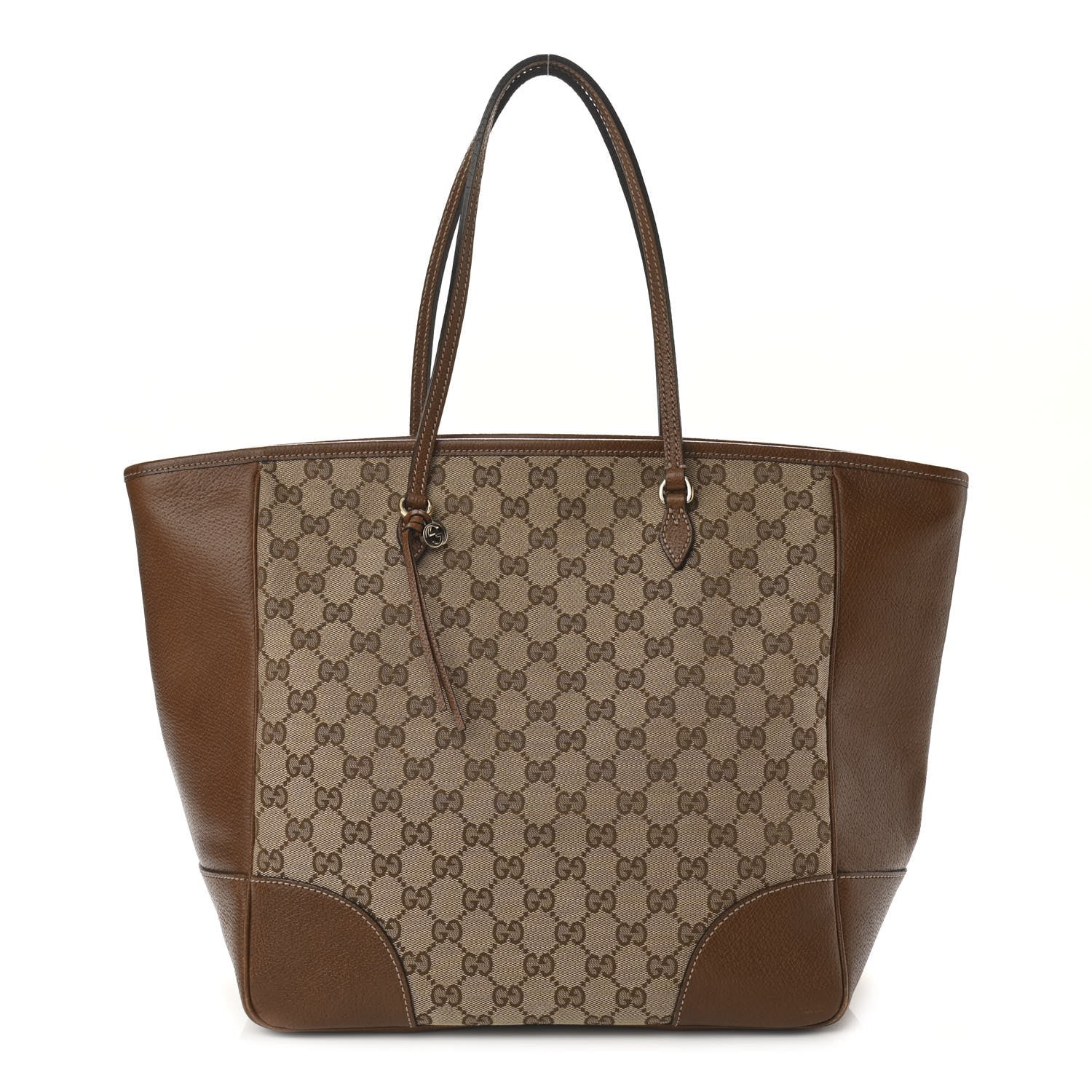 Gucci Monogram Medium Bree Zippered Tote Beige Tabacco 1 of 10