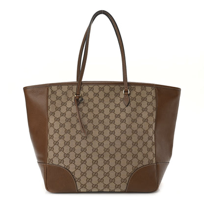 Gucci Monogram Medium Bree Zippered Tote Beige Tabacco 1 of 10