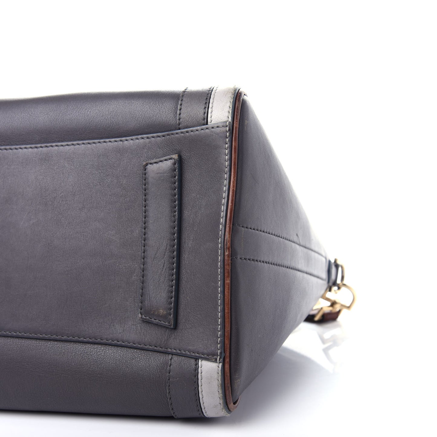 Smooth Calfskin Medium Tri-Color Antigona Dark Grey